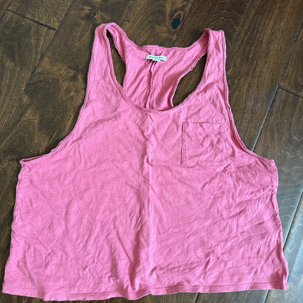 American Eagle Outfitters Pink Tank Top